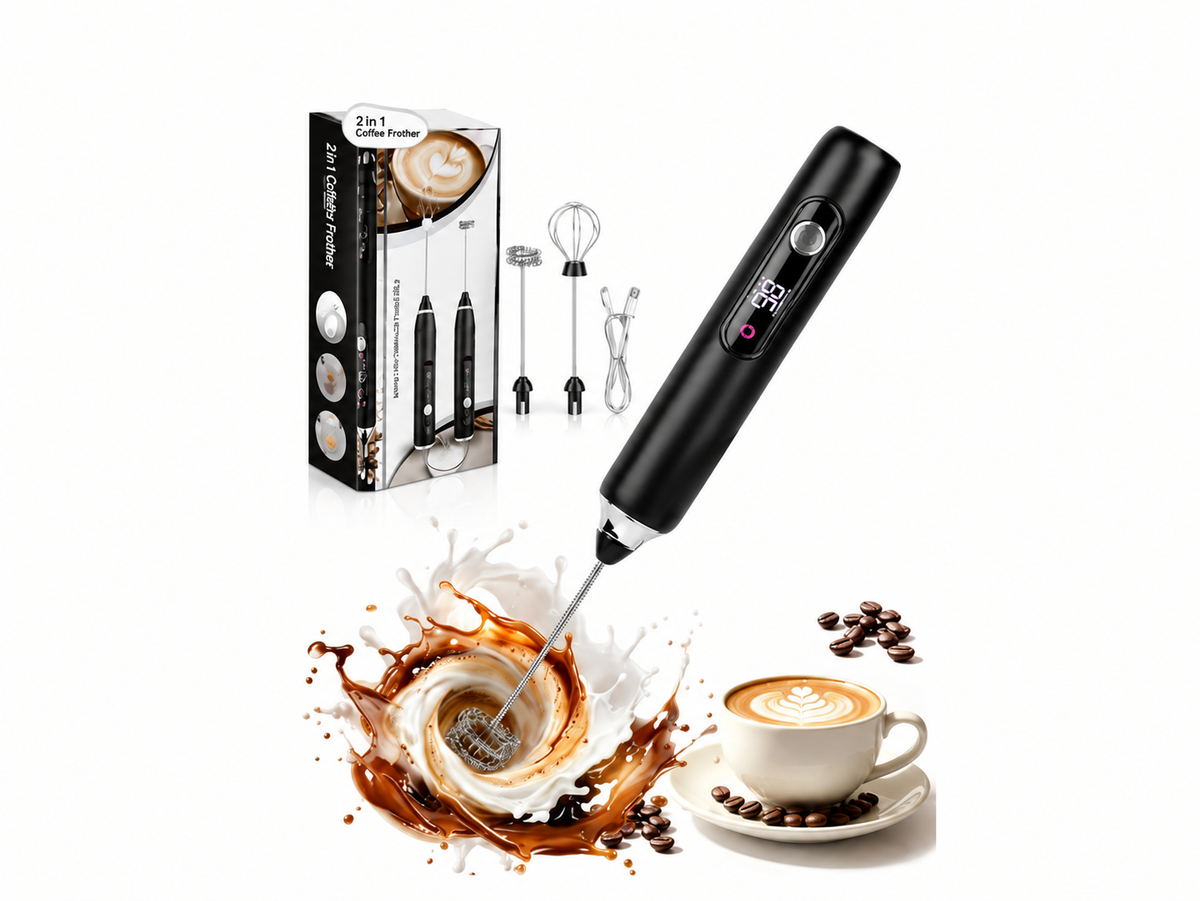 BaristaPro 2-in-1 Coffee Frother